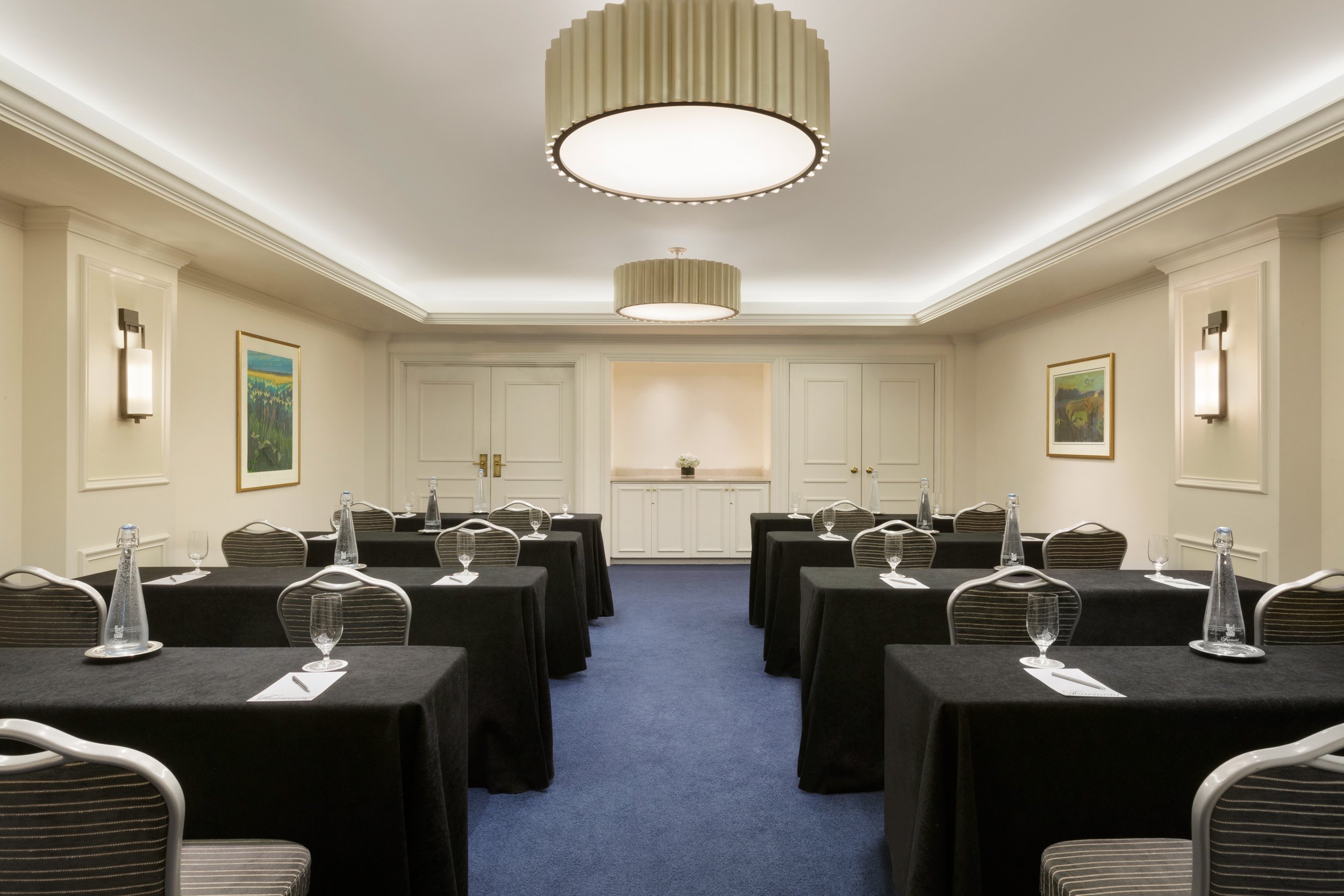 The Denman Island Room, a meeting space at Fairmont Hotel Vancouver