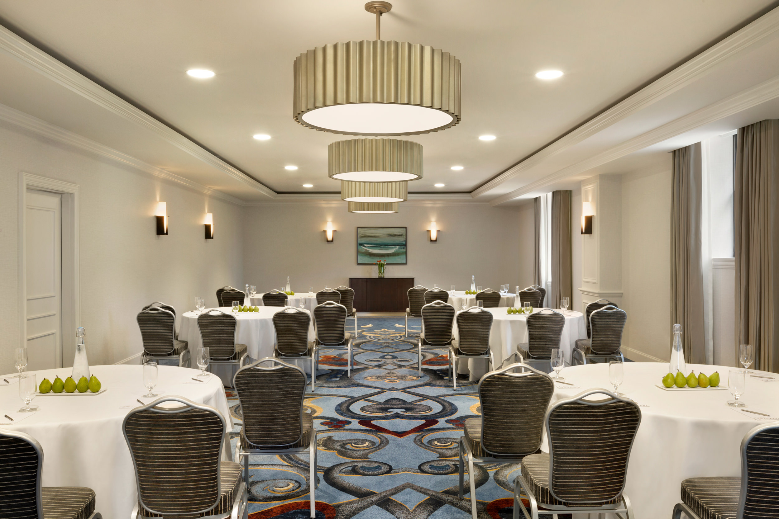 The Pender Island Room, a meeting and event venue at Fairmont Hotel Vancouver