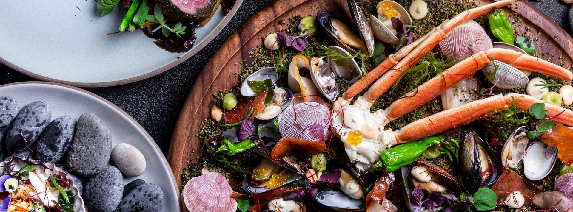 Beautiful array of seafood for event at Fairmont Hotel Vancouver