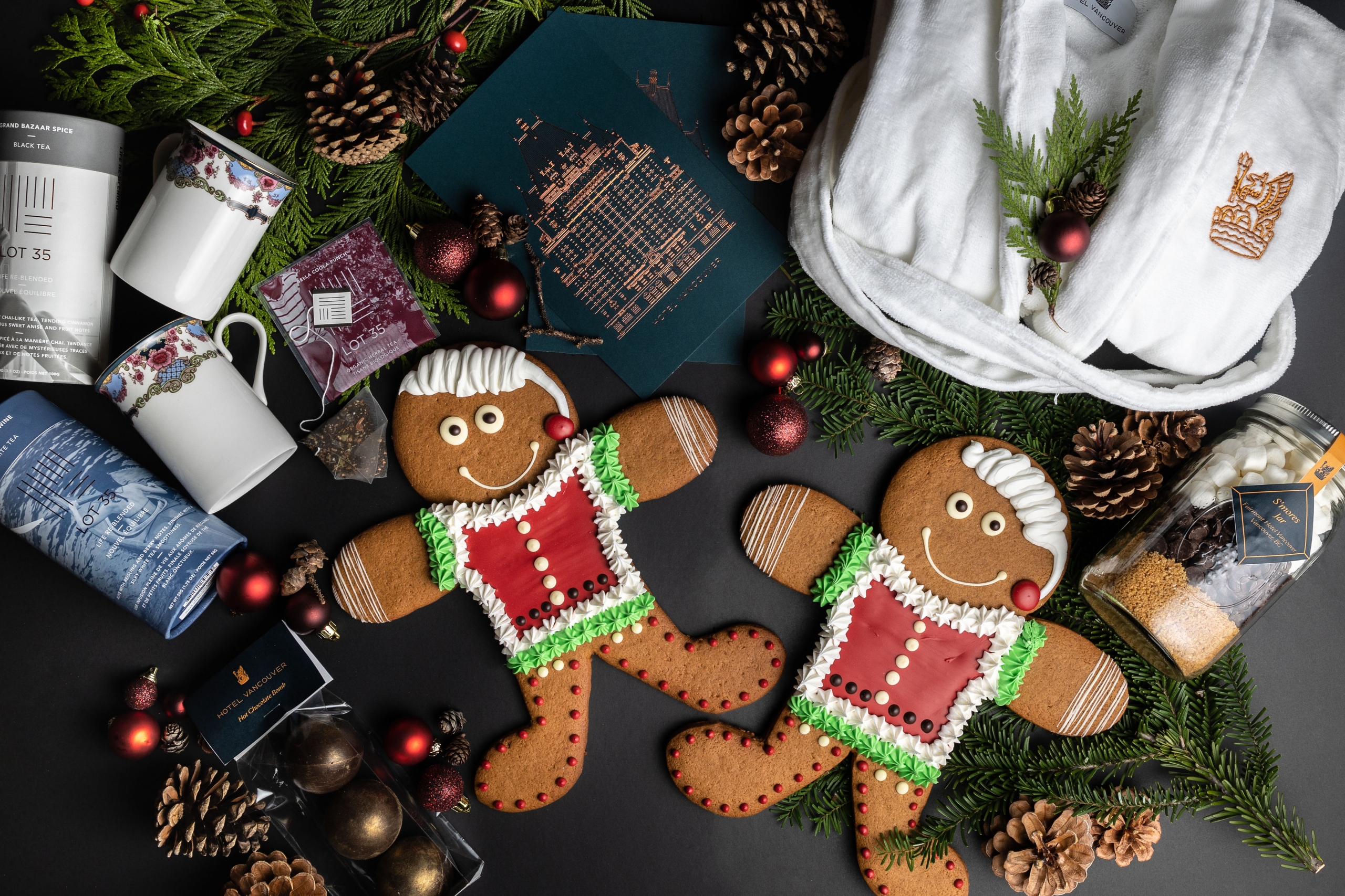 Retail pop up items at Fairmont Hotel Vancouver