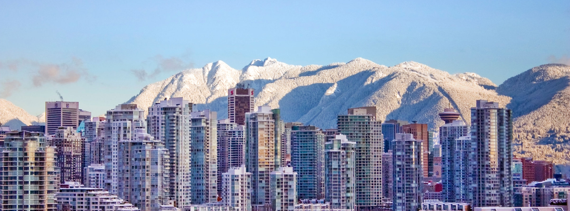 Snowy view of city of Vancouver | Image: Destination Vancouver/Clayton Perry