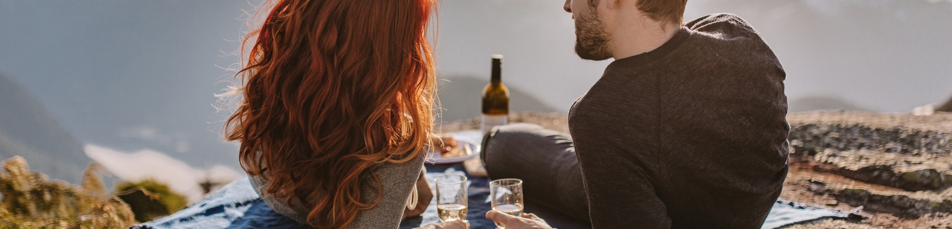 Sky helicopters. Having picnic on top mountain at sunset | Credit: Destination Vancouver/Sky Helicopters