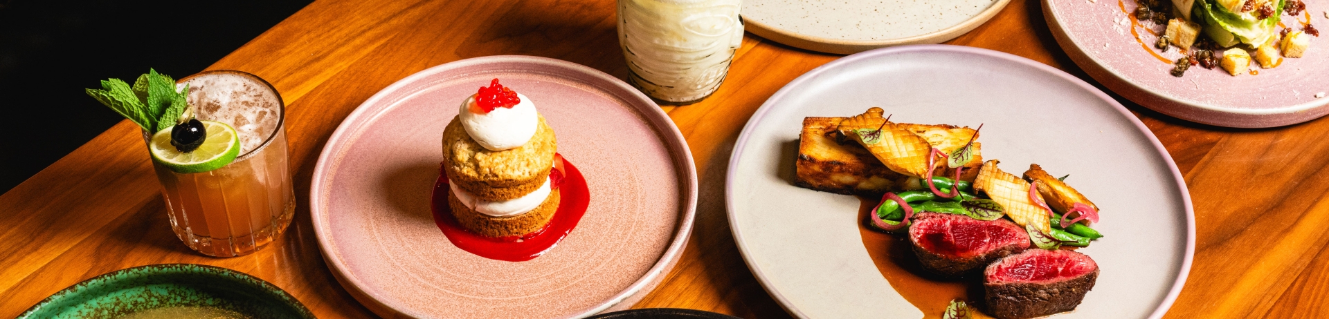 Dinner Through the Decades tasting menu in Notch8 - 85th Anniversary menu