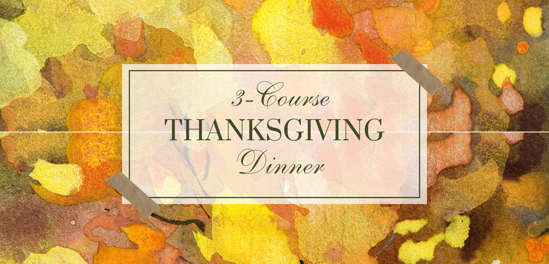 Thanksgiving Dinner at Notch8 | Thankgiving 3 Course Turkey Dinner
