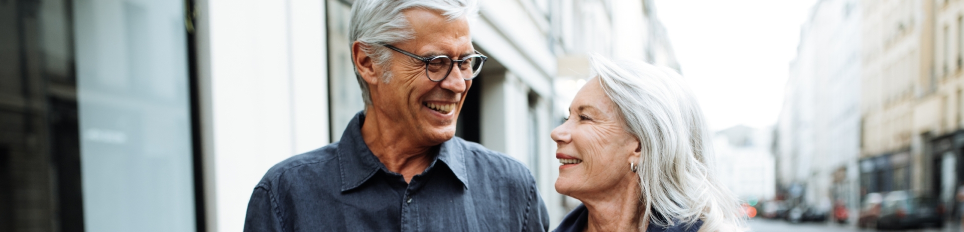 Senior Couple enjoying their holidays in Vancouver