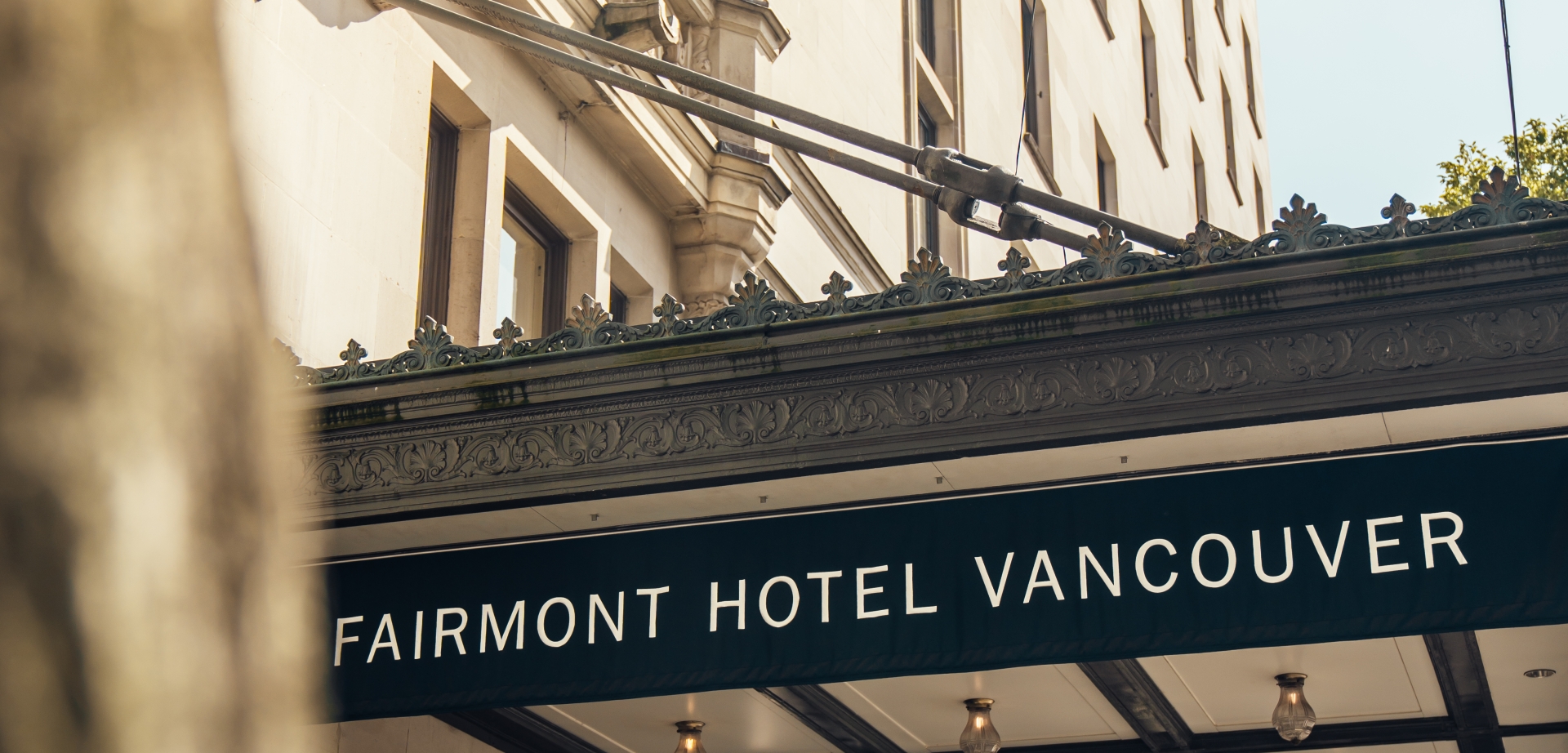 Exterior of Fairmont Hotel Vancouver in summer | Mark Hadj Hamou