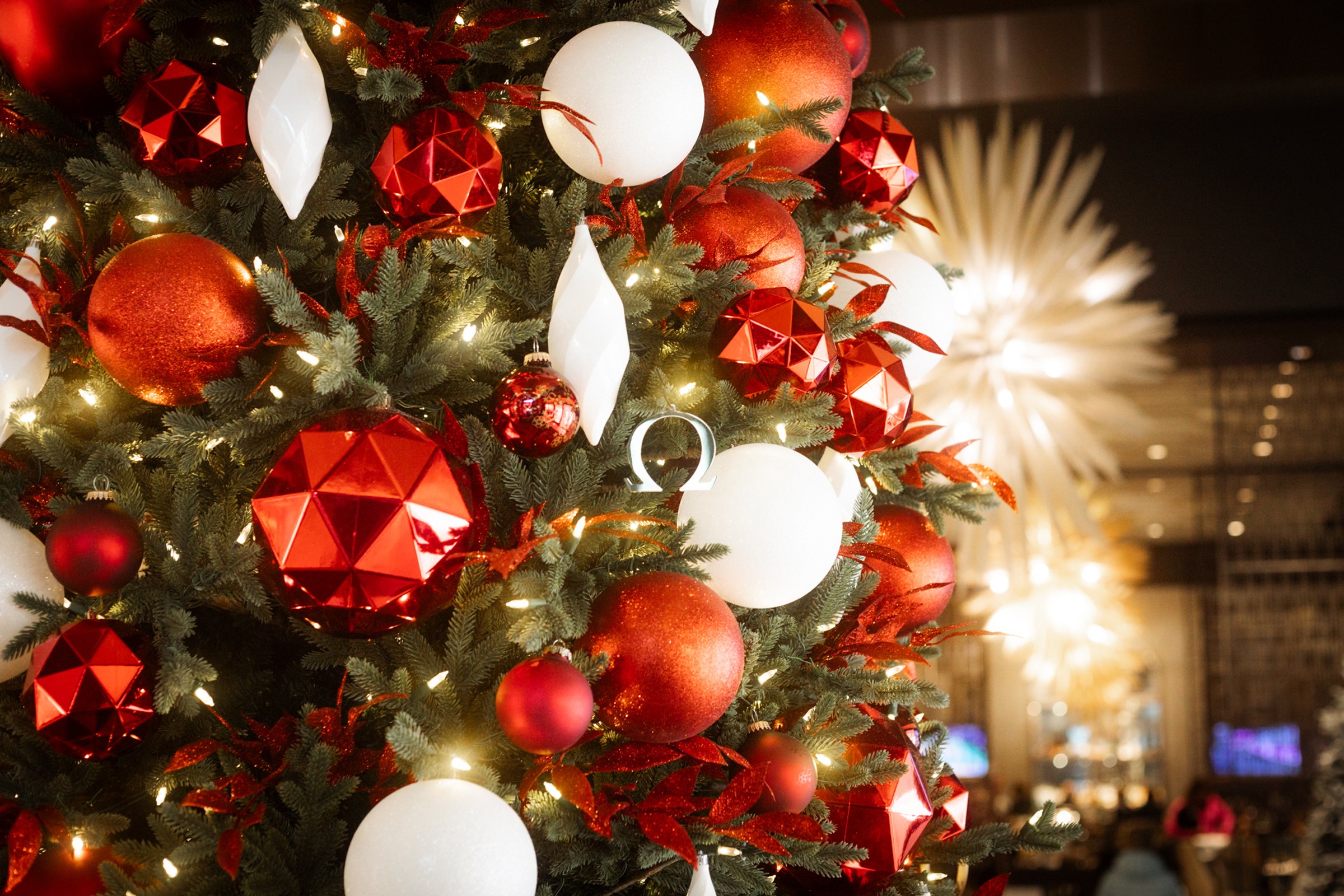 Christmas Tree near Notch8 at Fairmont Hotel Vancouver