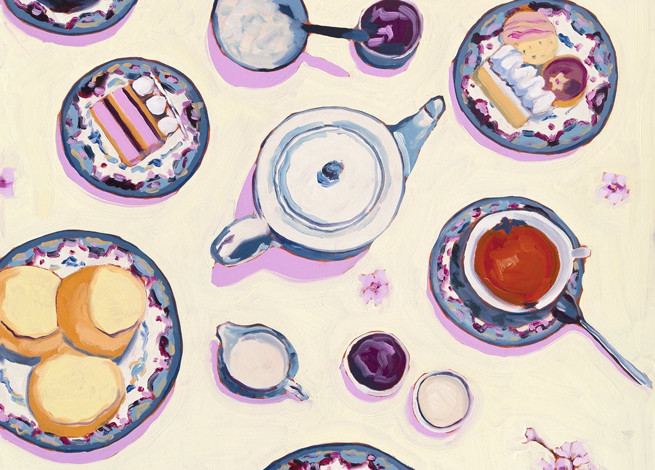 Sakura Afternoon Tea at Fairmont Hotel Vancouver | Courtney Caroline Art